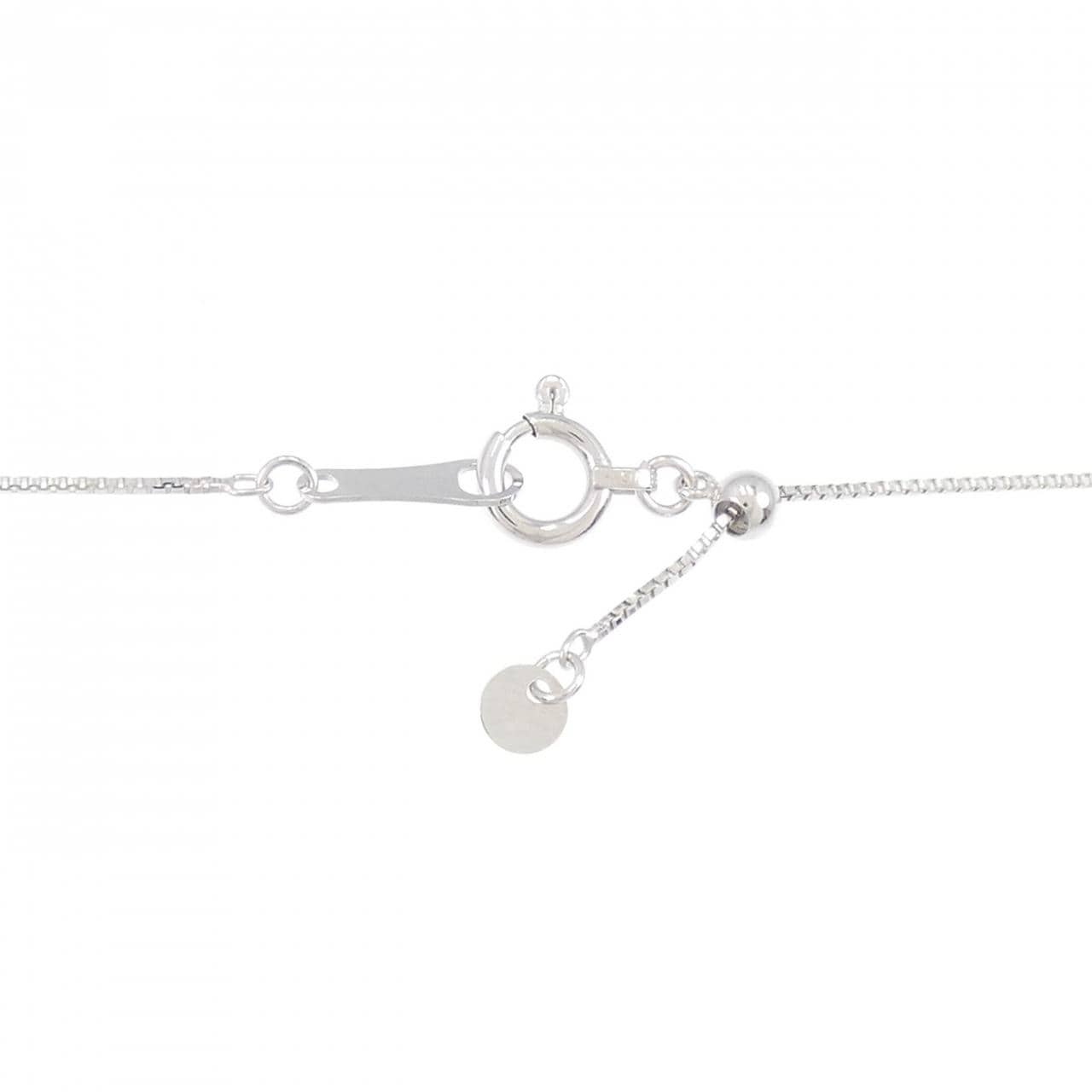K18WG ダイヤモンド ネックレス 1.00CT