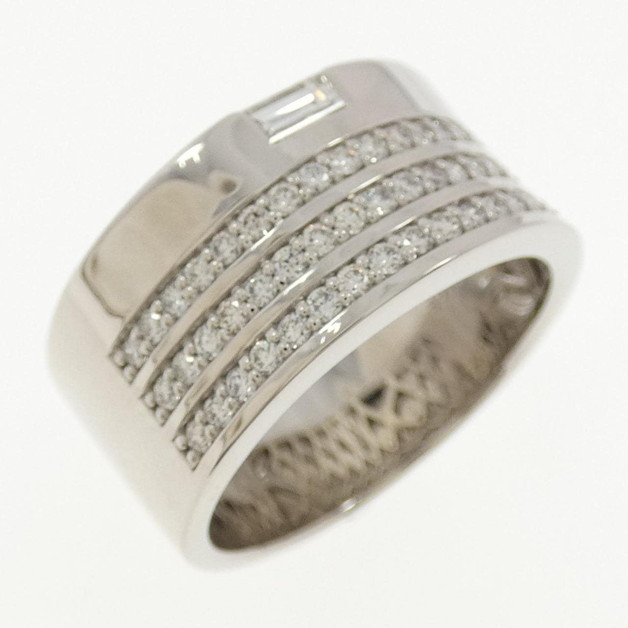 【新品】PT950 ダイヤモンド リング 0.76CT