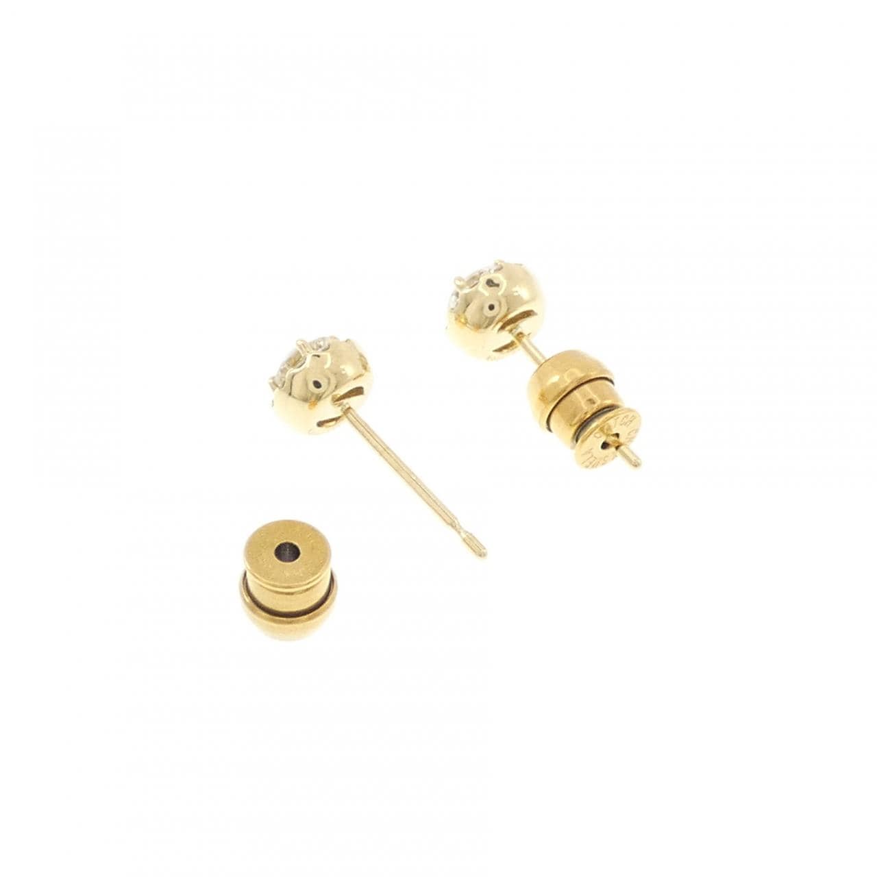 【リメイク】K18YG/ST ダイヤモンド ピアス 0.205CT 0.212CT G-H SI1-2 Good