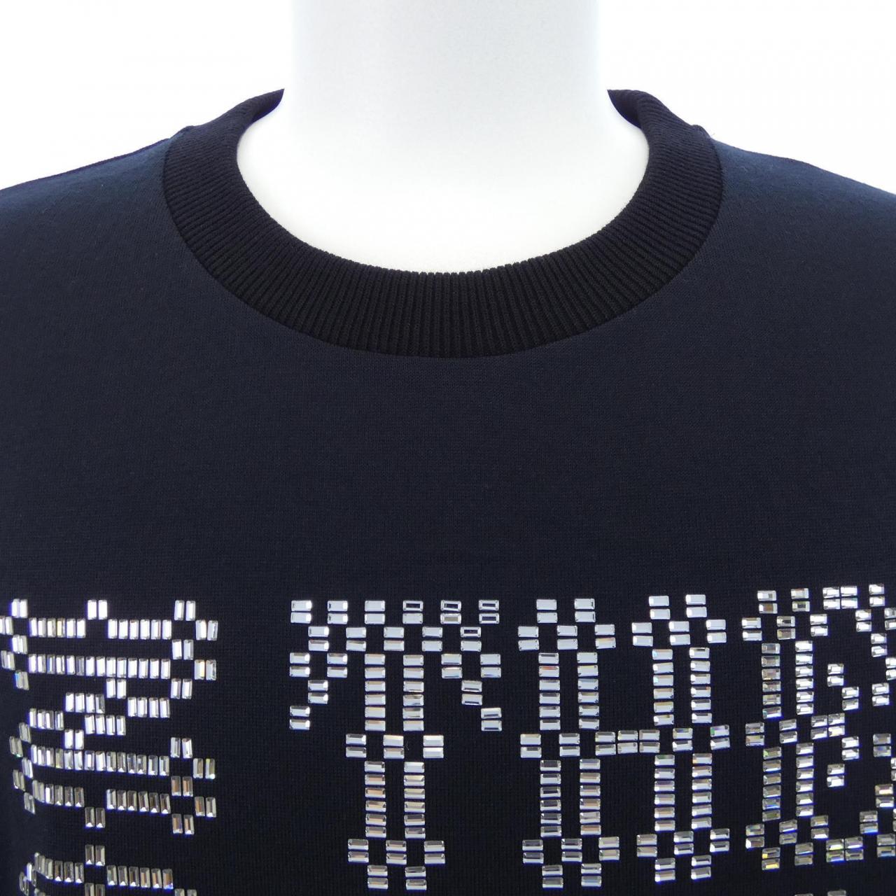 ルイヴィトン LOUIS VUITTON エンベリッシュドロングスリーブウールTシャツ HQY34WSQ6 Tシャツ