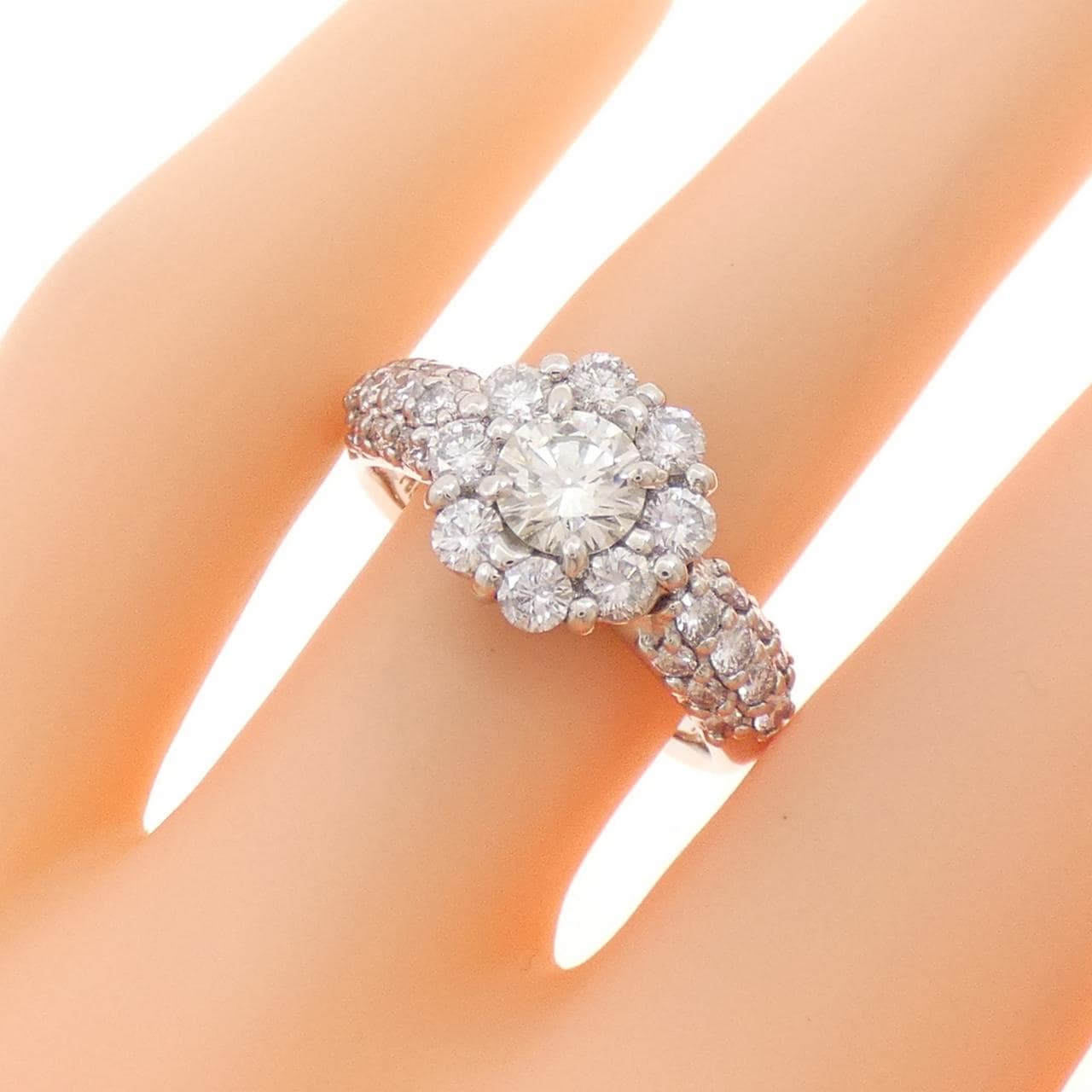 PT900 ダイヤモンド リング 0.569CT K VS2 EXT