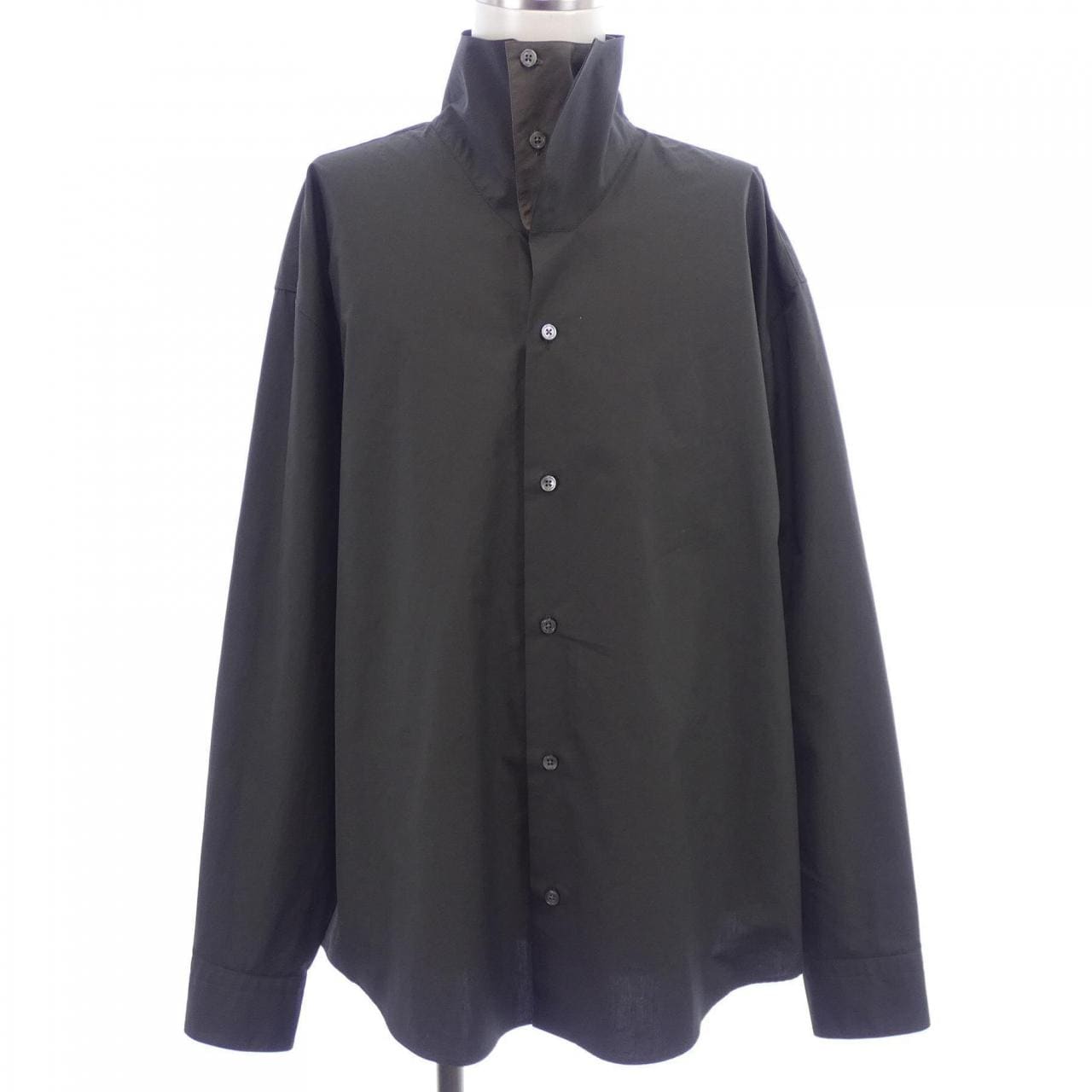 エルメス HERMES ボクシーカットダブルハイカラーシャツ 466400H2 シャツ