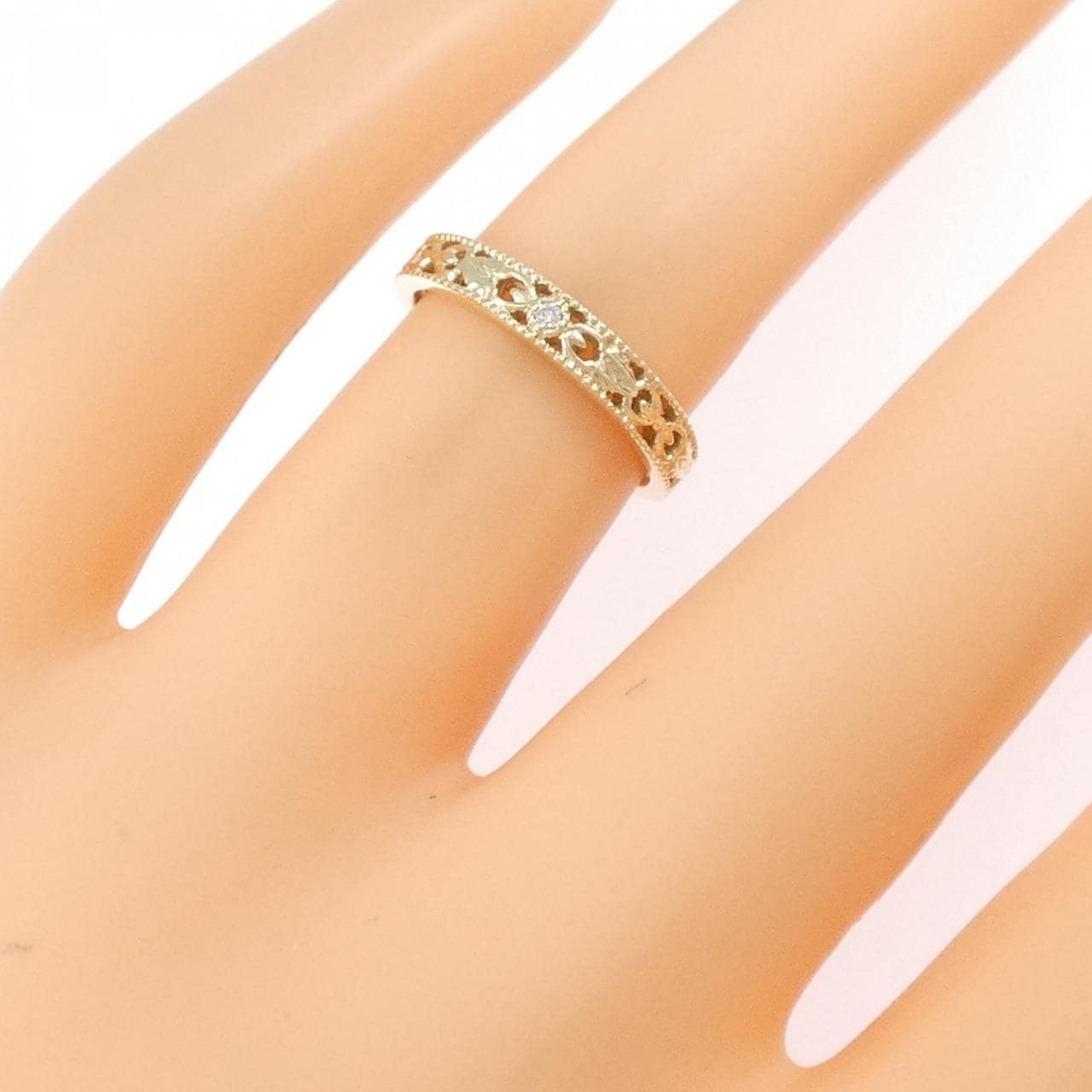 アガット ダイヤモンド リング