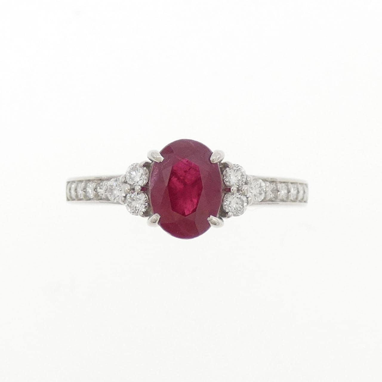 PT950 ルビー リング 1.07CT