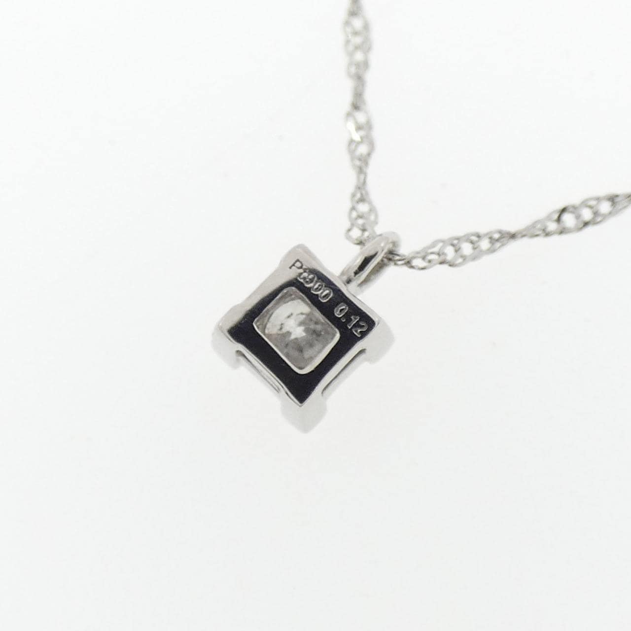 PT900/PT850 ダイヤモンド ネックレス 0.12CT