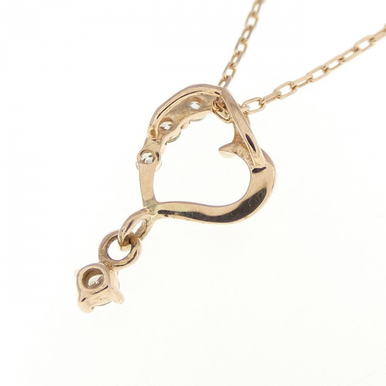 K10PG heart Diamond necklace