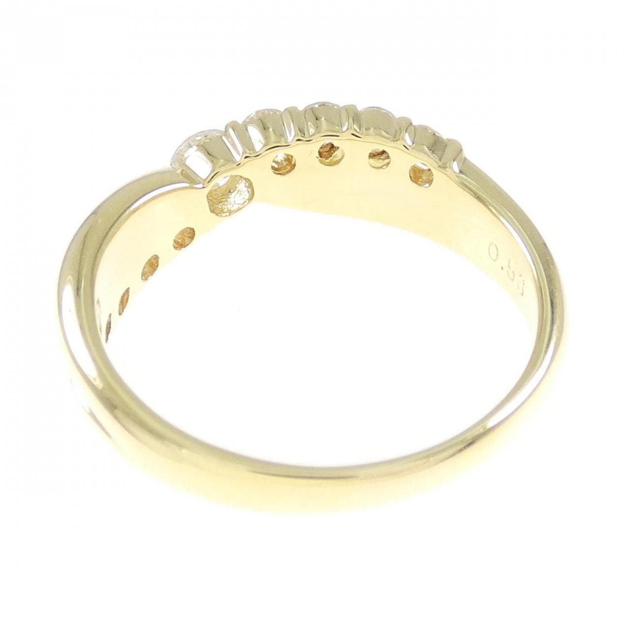 K18YG ダイヤモンド リング 0.53CT