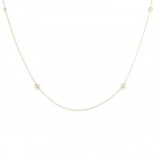 K18YG ダイヤモンド ネックレス 0.45CT