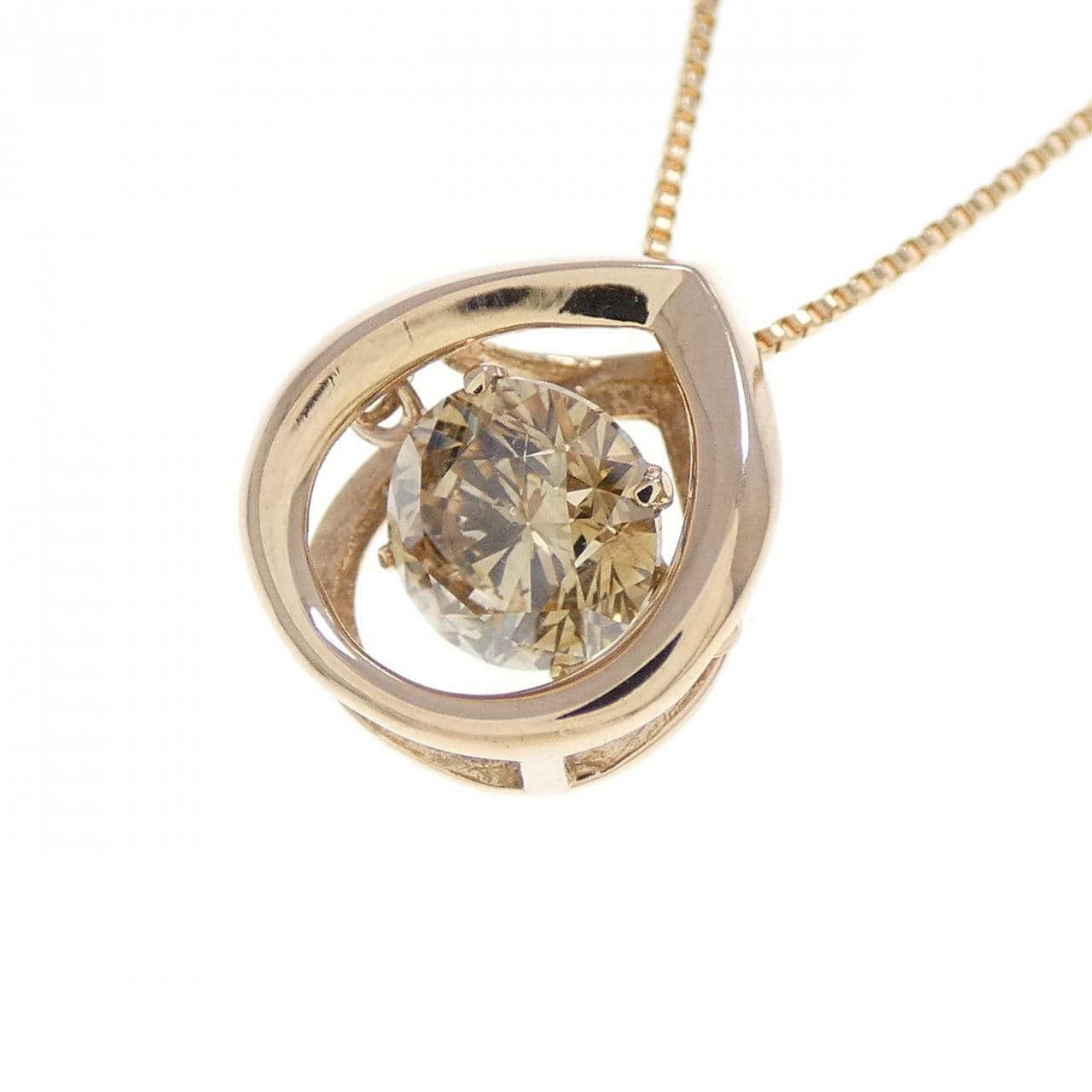 K18PG ダイヤモンド ネックレス 0.50CT