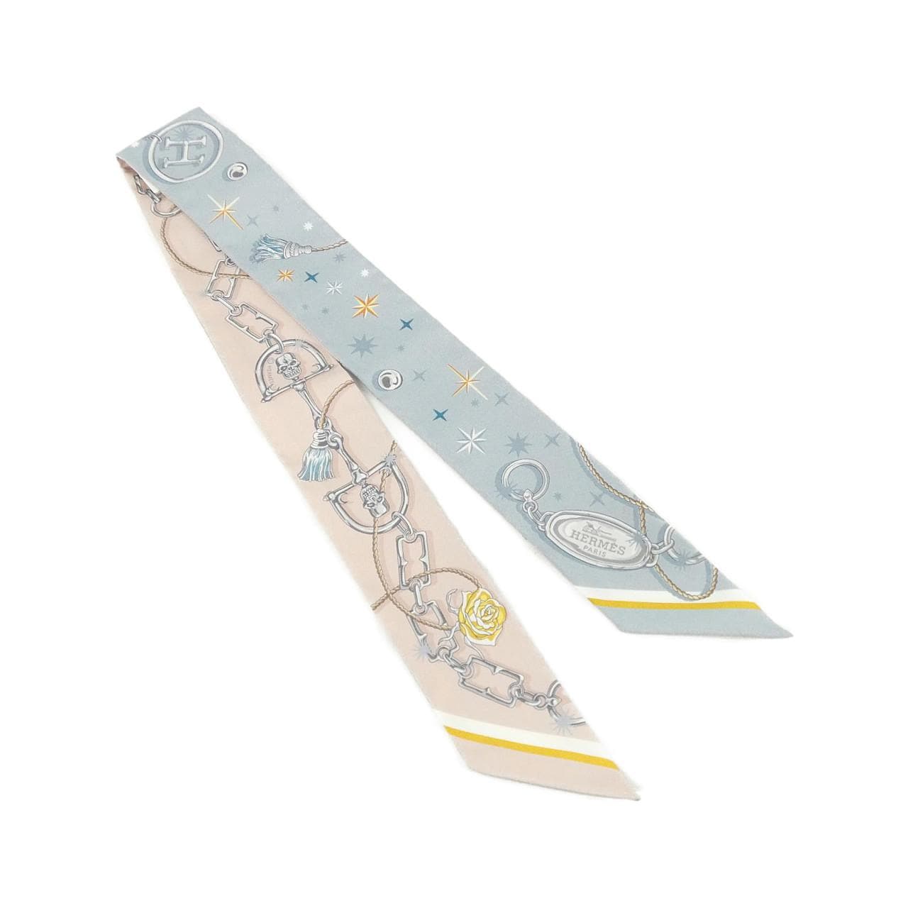 【未使用品】エルメス C'EST LA FETE ツイリー 062743S スカーフ
