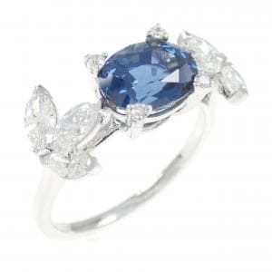 【新品】K18WG サファイヤ リング 2.05CT