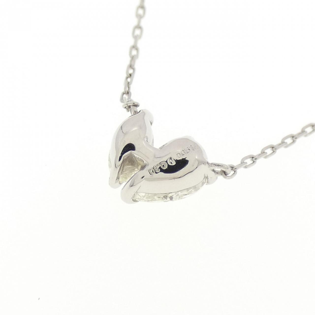 【新品】PT900/PT850 ダイヤモンド ネックレス 0.30CT