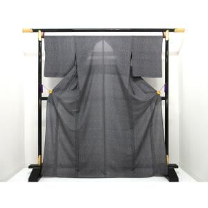 【新品】単衣　絽小紋