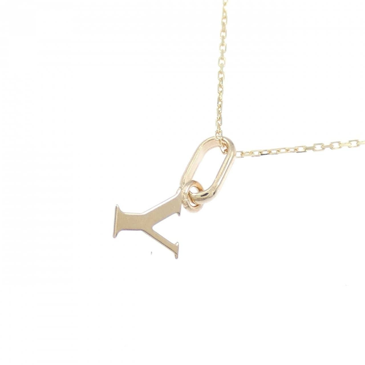 【新品】K10YG イニシャルY ネックレス