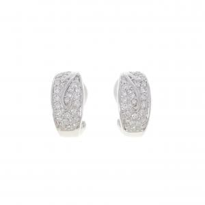PT900/K18WG ダイヤモンド ピアス/イヤリング 0.60CT