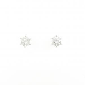 【リメイク】PT900/ST ダイヤモンド ピアス 0.400CT 0.401CT D VS2 VG