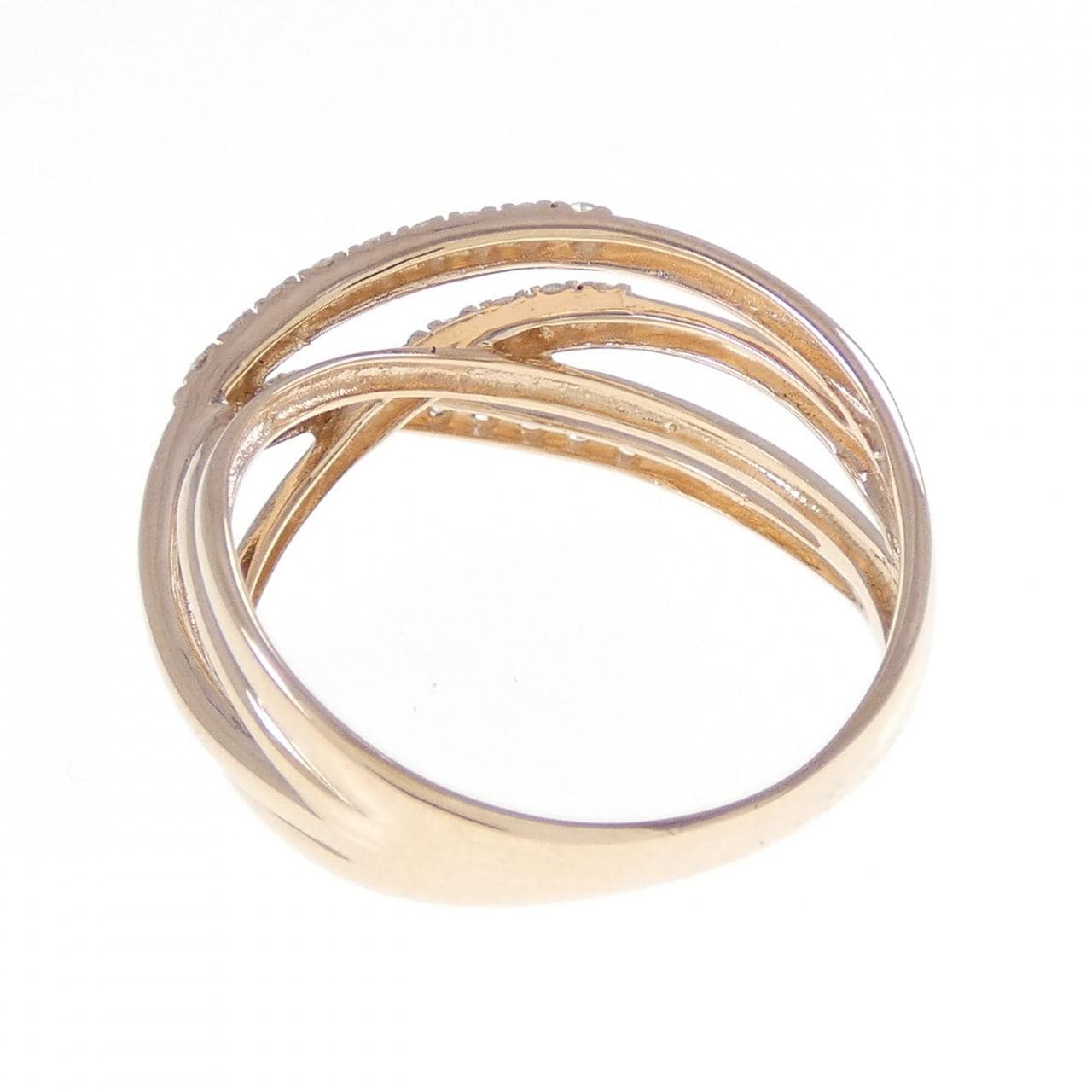 K14PG ダイヤモンド リング 0.30CT