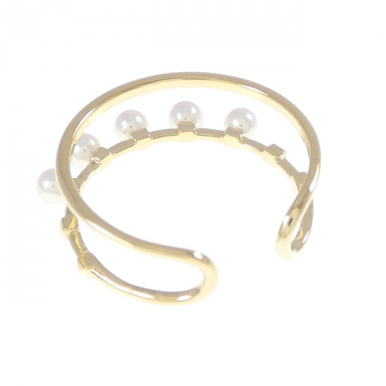 K18YG アコヤパール リング