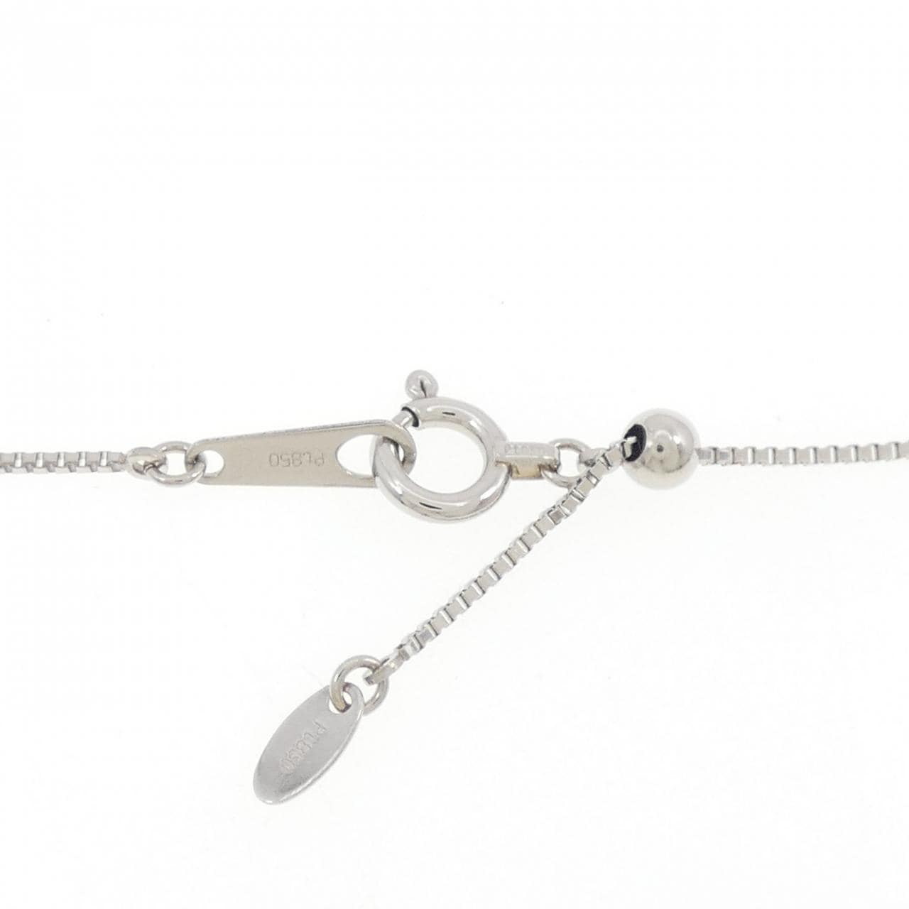 PT/PT850 フラワー ダイヤモンド ネックレス 0.32CT