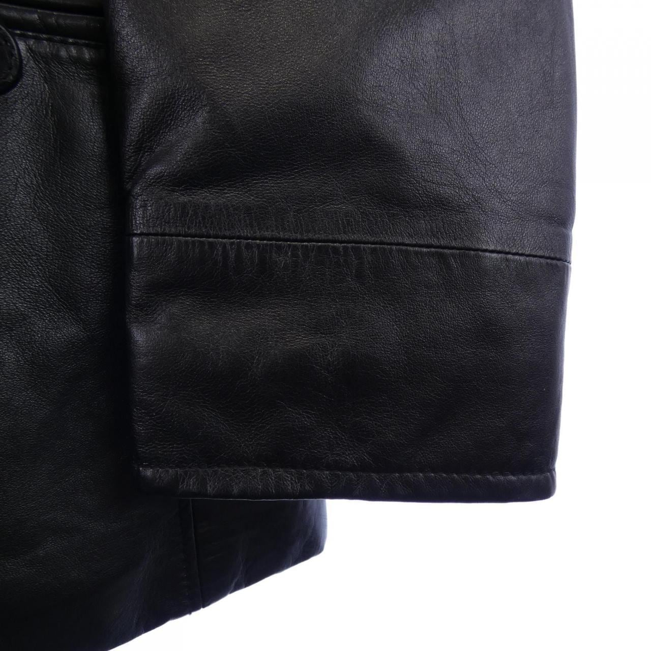 BOTTEGA VENETA VENETA Leather coat