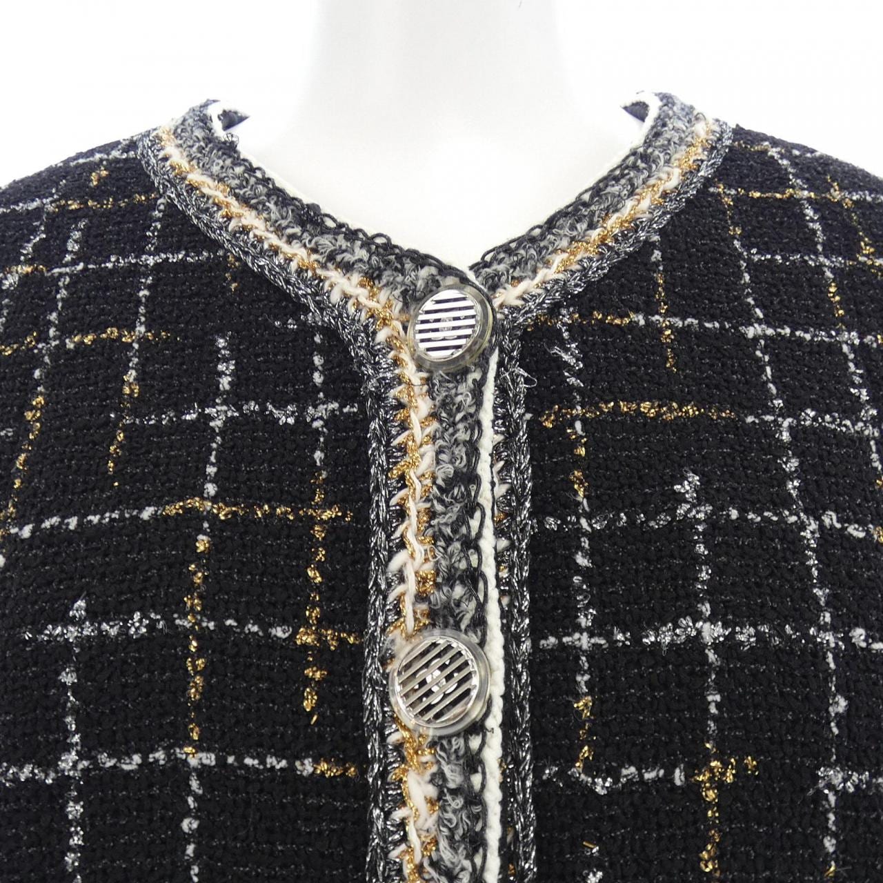 シャネル CHANEL P56399V42458 17S ノーカラージャケット