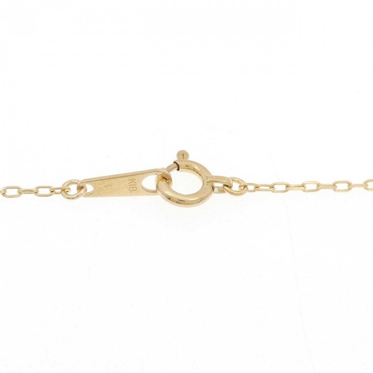 K18YG スター ダイヤモンド ネックレス 0.02CT