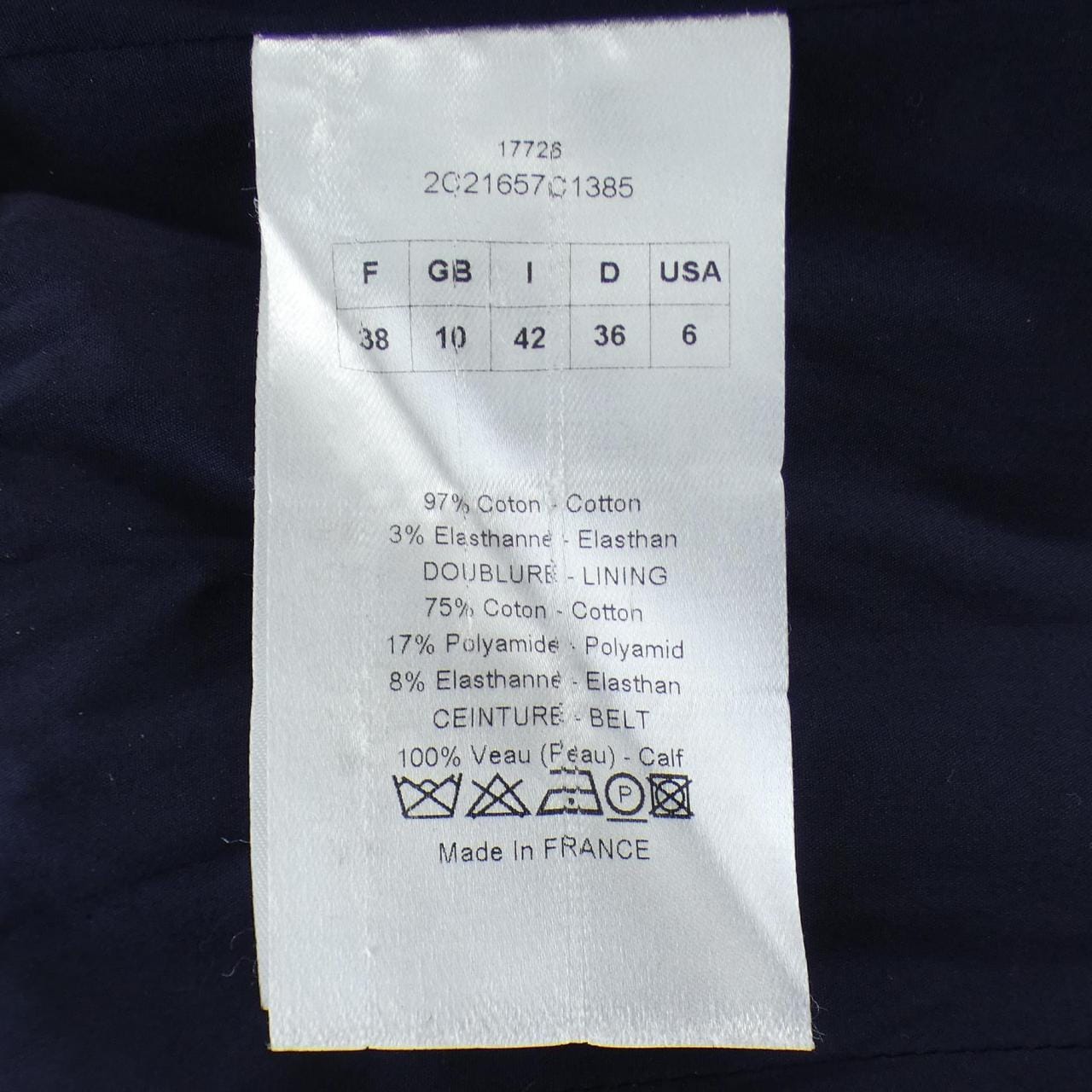 クリスチャンディオール CHRISTIAN DIOR 2C21657C1385 ワンピース