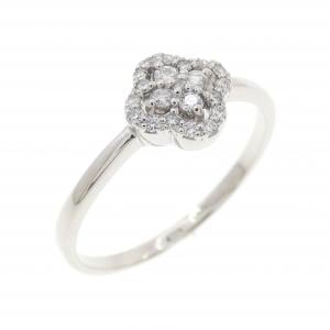PT850 フラワー ダイヤモンド リング 0.13CT