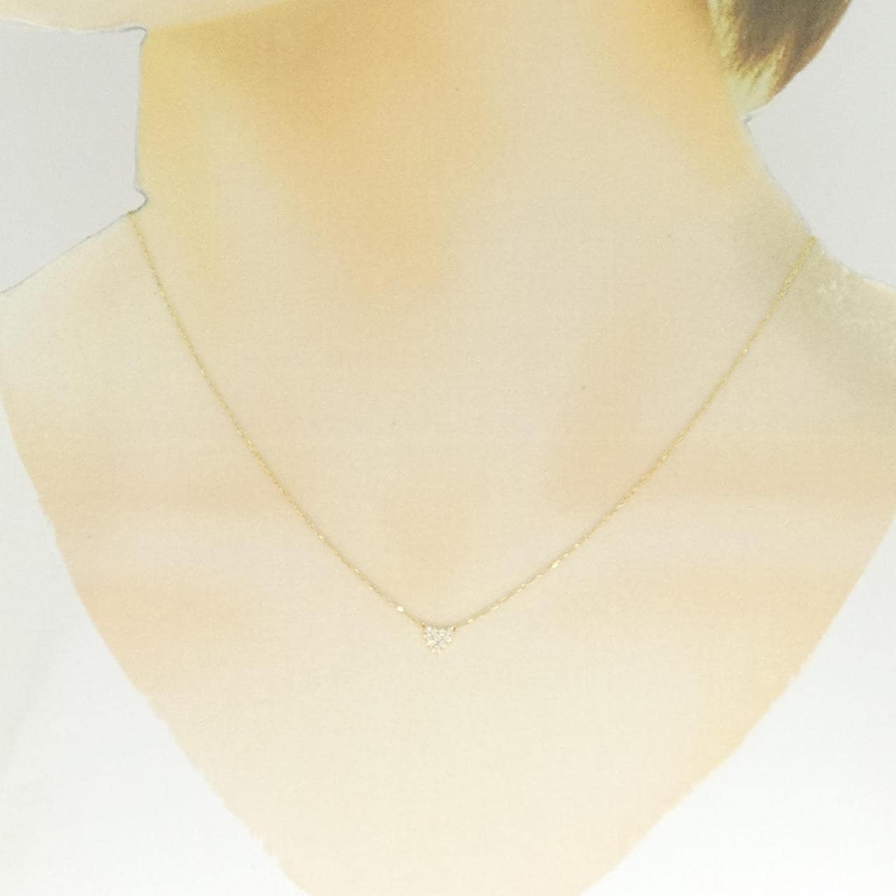 アーカー ハートパヴェ ネックレス 0.05CT