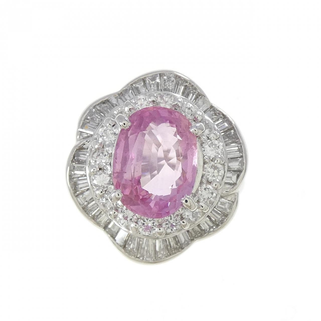 PT900 非加熱 サファイヤ リング 2.59CT スリランカ産