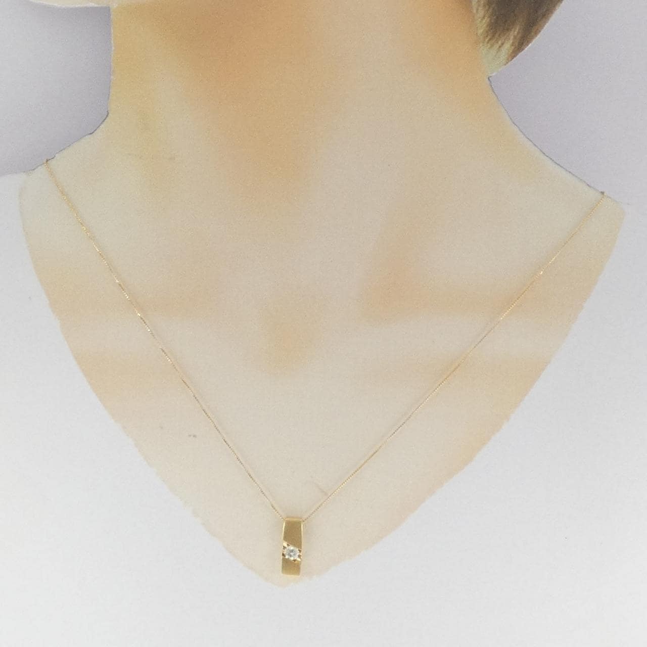 K18YG ダイヤモンド ネックレス 0.236CT