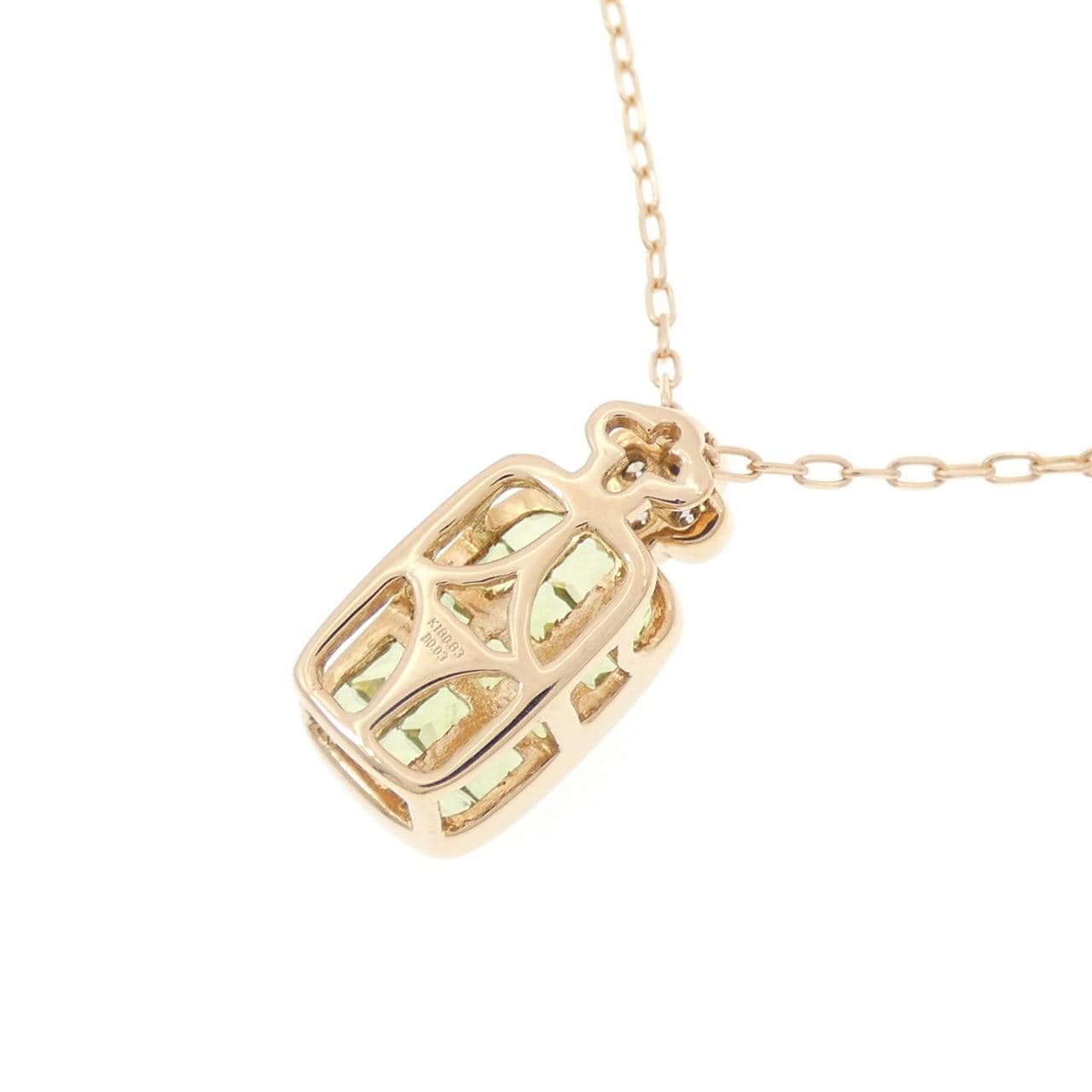 K18PG Sapphire Necklace 0.83CT