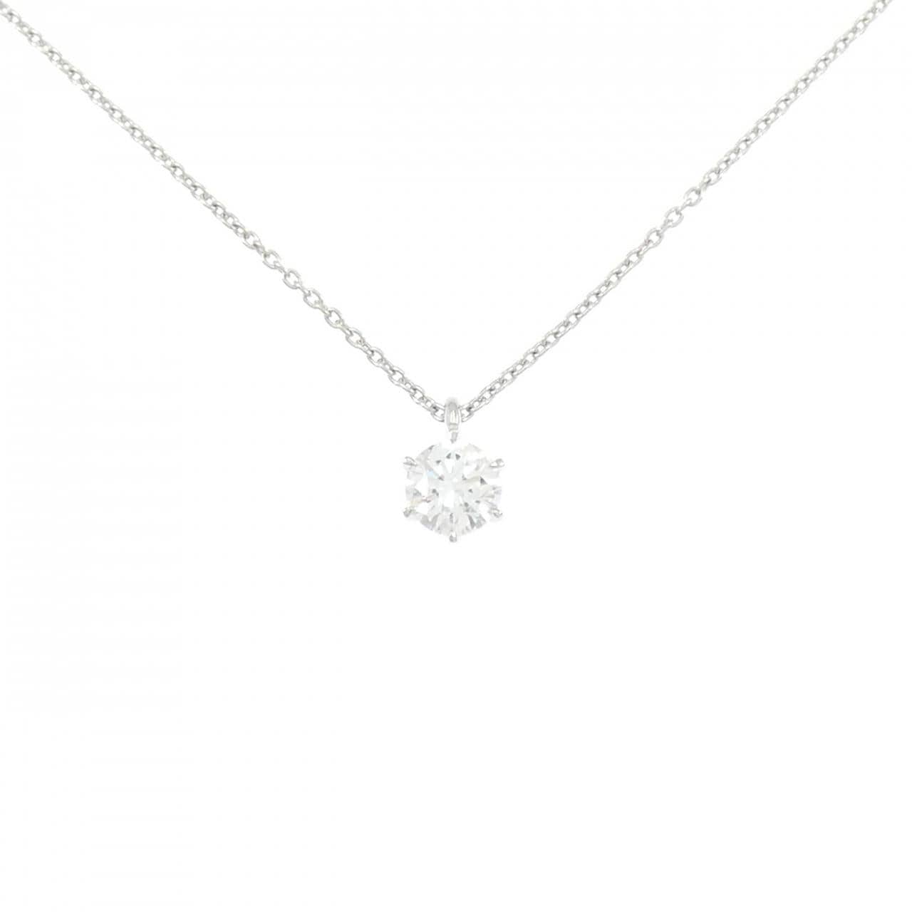 【リメイク】PT900/PT850 ダイヤモンド ネックレス 0.354CT D IF 3EXT