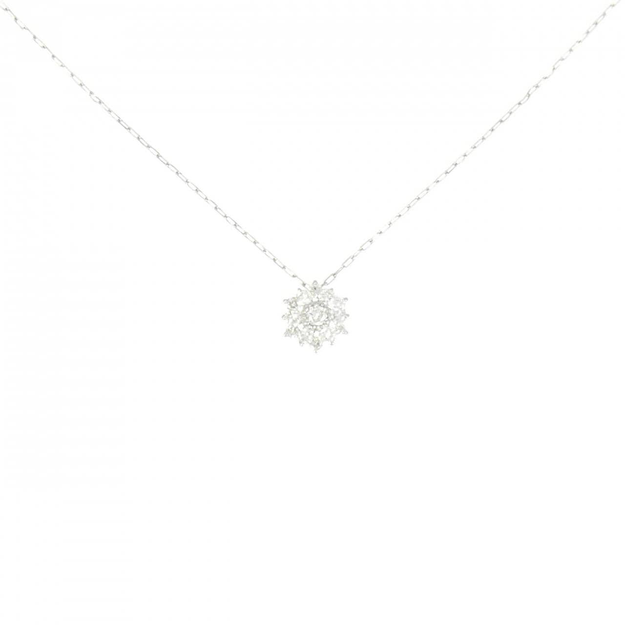【新品】PT900 ダイヤモンド ネックレス 0.10CT