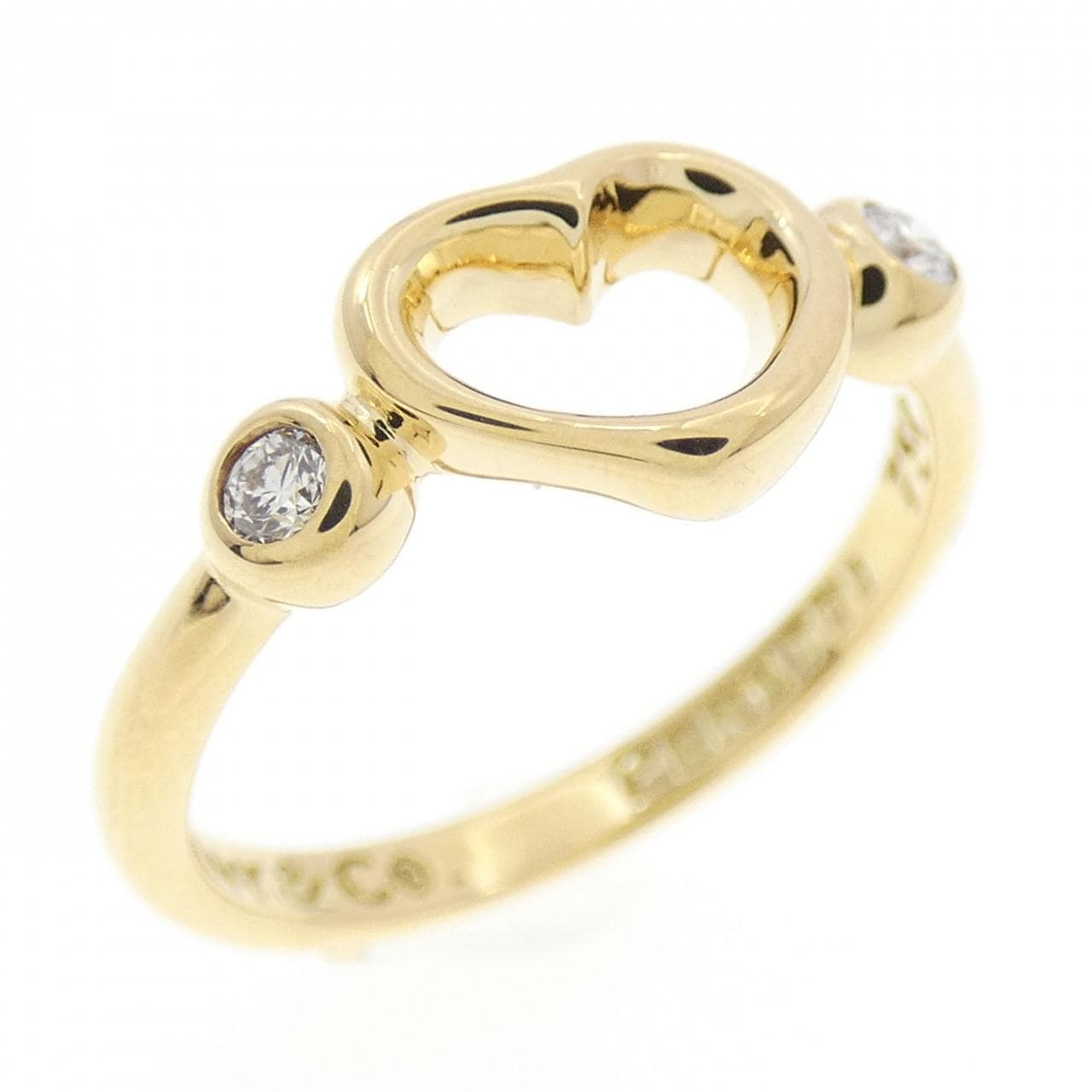 【ヴィンテージ】ティファニー オープンハート リング