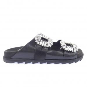 ロジェヴィヴィエ ROGER VIVIER ストラスバックル スライディーヴィヴ サンダル