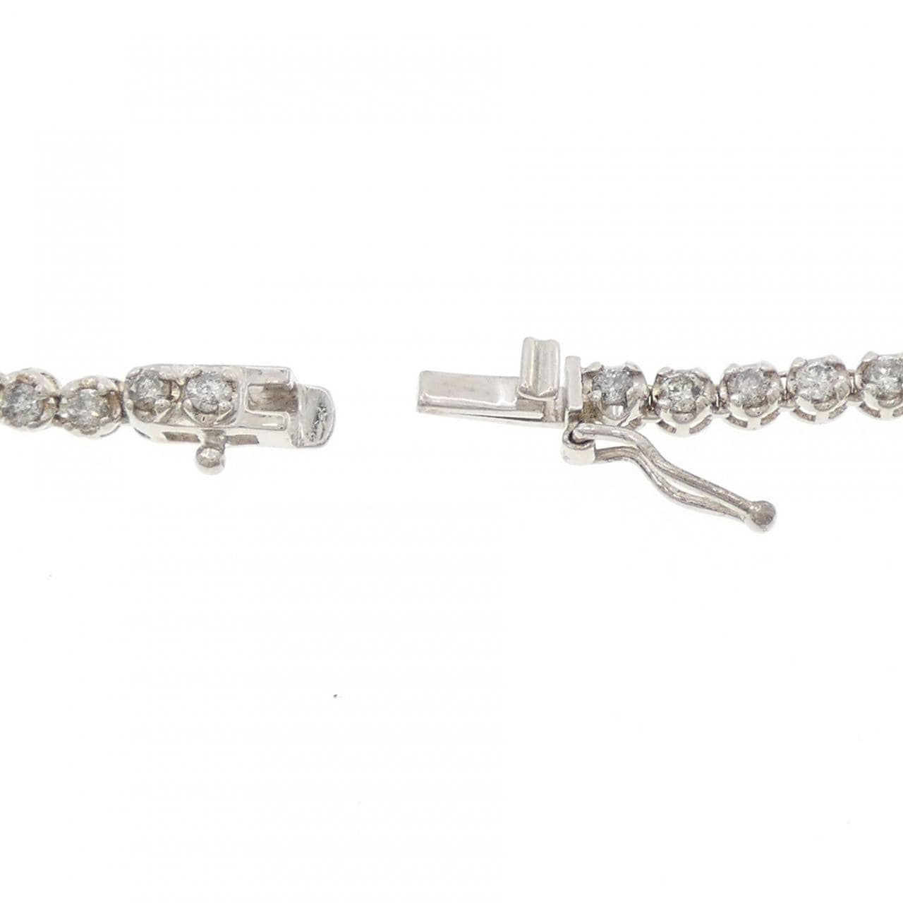 K18WG ダイヤモンド ネックレス 5.00CT