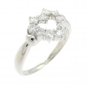 PT900 ハート ダイヤモンド リング 0.33CT
