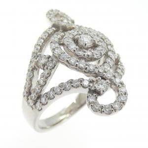 K18WG ダイヤモンド リング 1.12CT