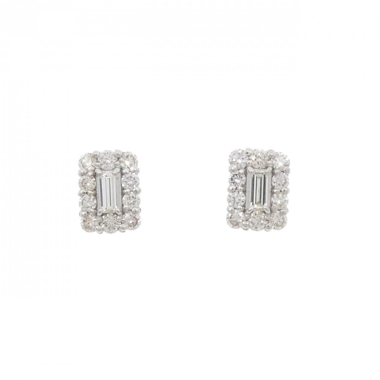 [新品] PT900钻石耳环 0.60CT