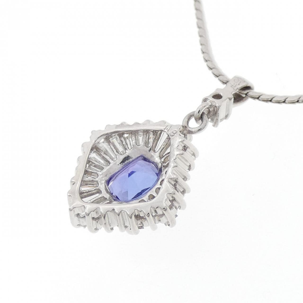 PT850 タンザナイト ネックレス 1.18CT