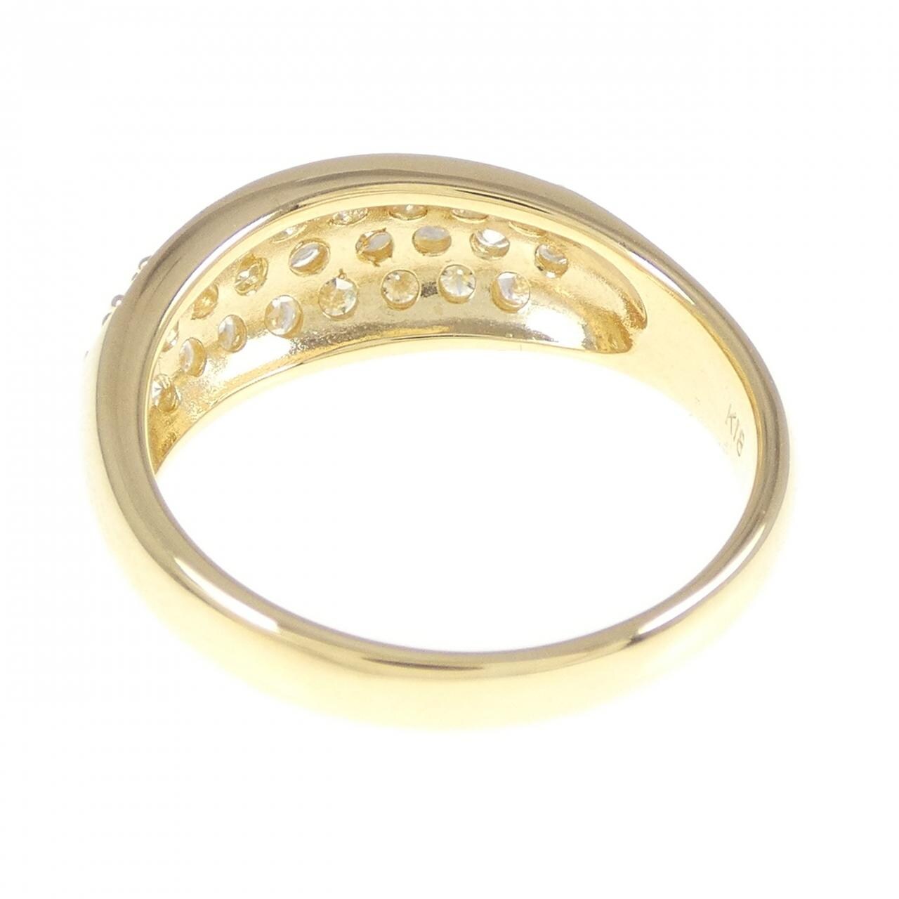 K18YG ダイヤモンド リング 1.10CT