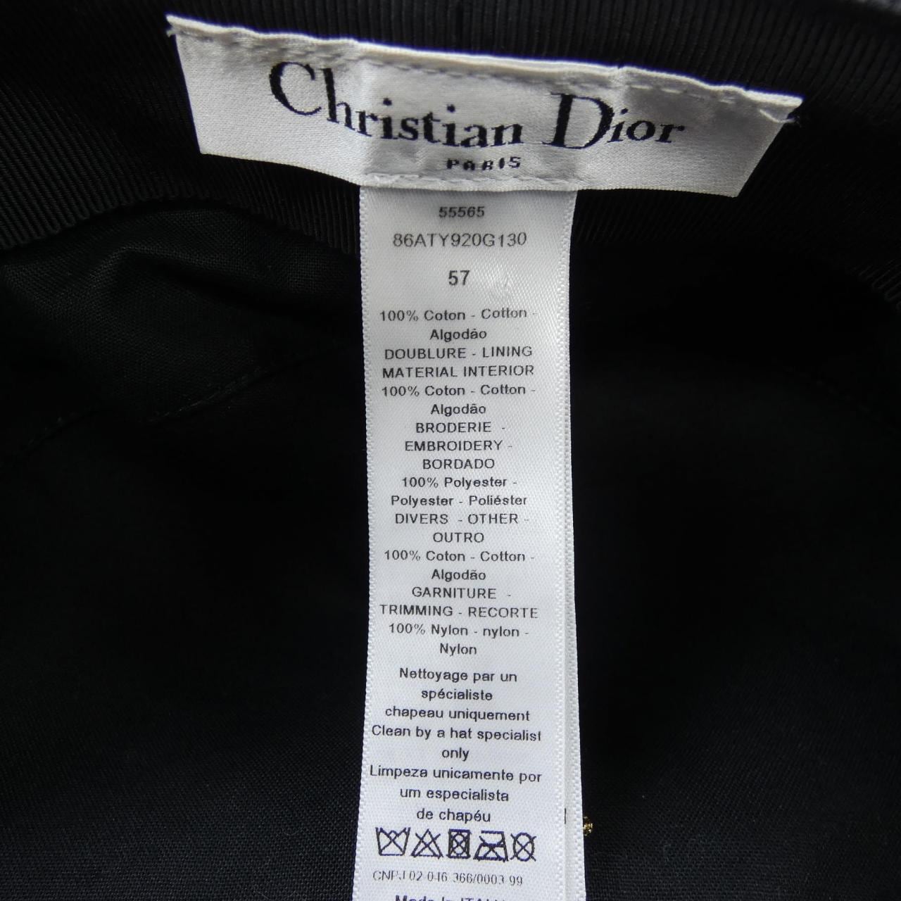 クリスチャンディオール CHRISTIAN DIOR キャップ