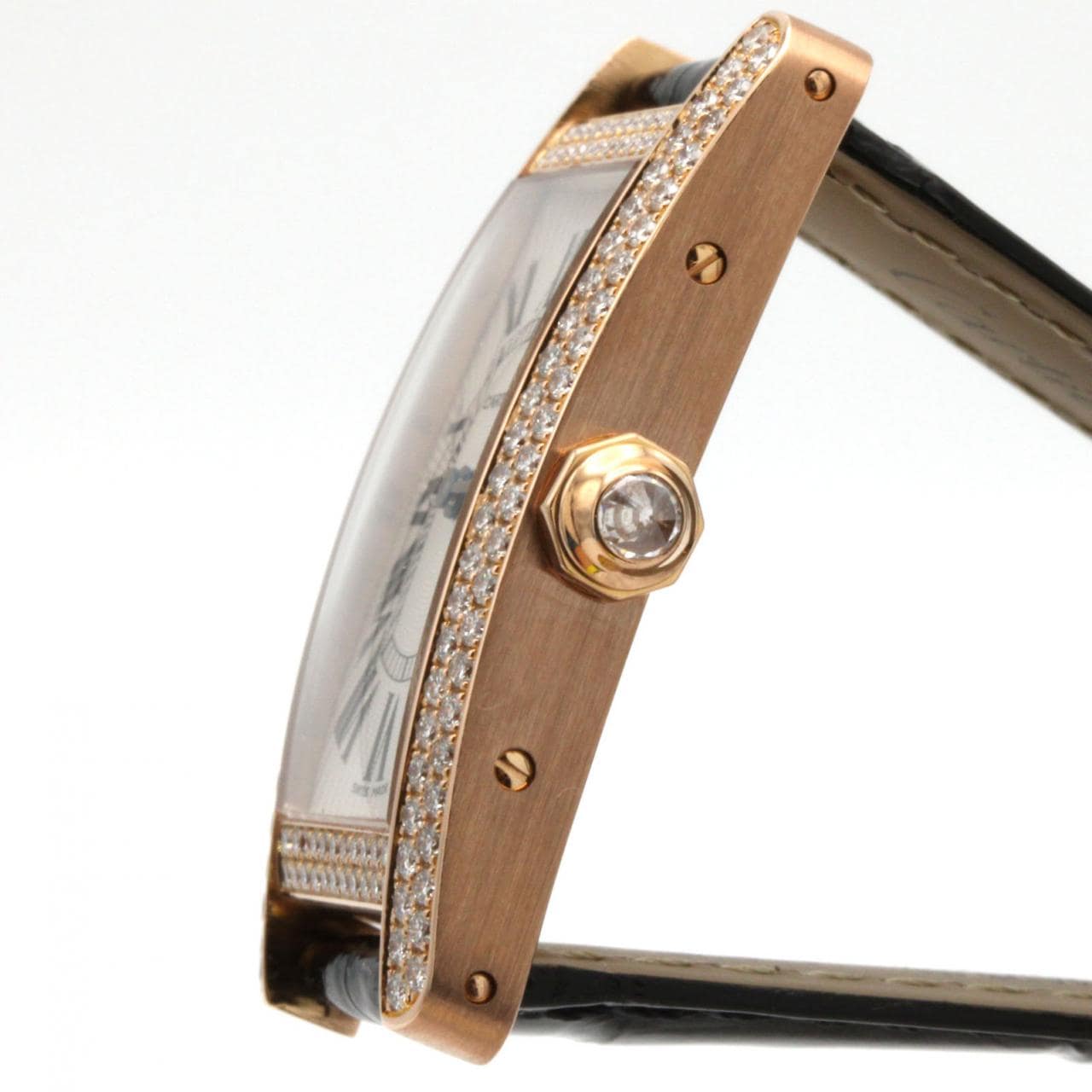 カルティエ タンクアメリカンSM PG/クロス2D WB704651 PG･RG クォーツ