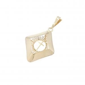 K18YG クロス ペンダント