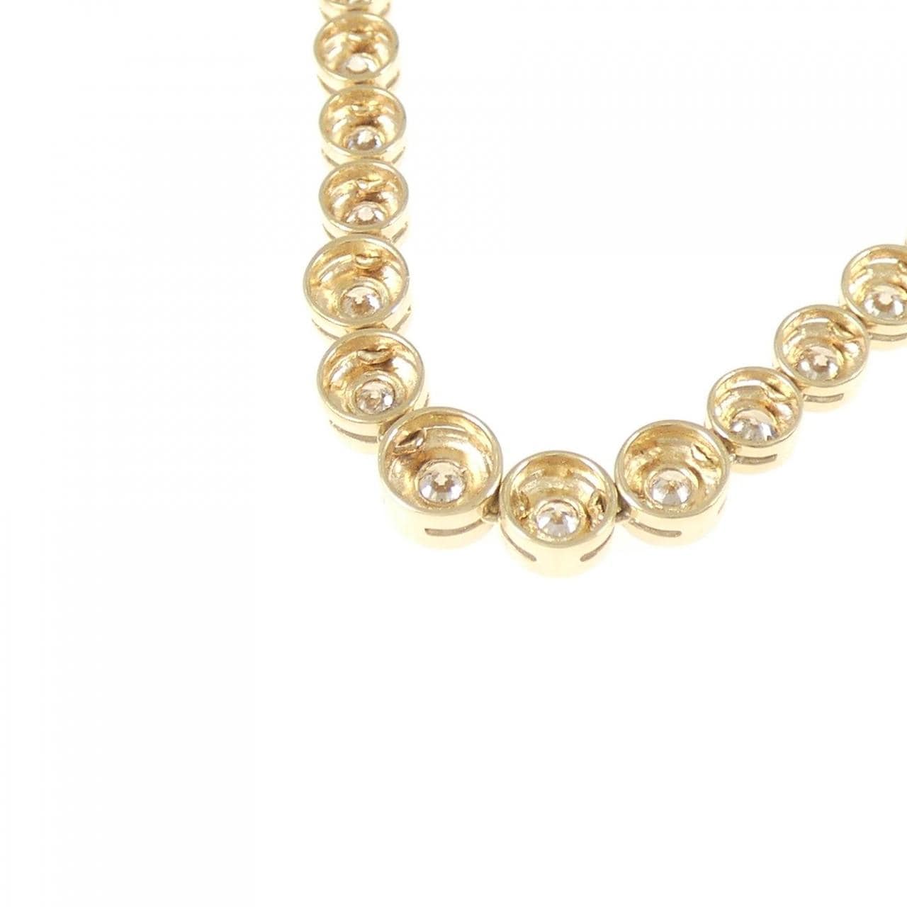 K18YG ダイヤモンド ネックレス