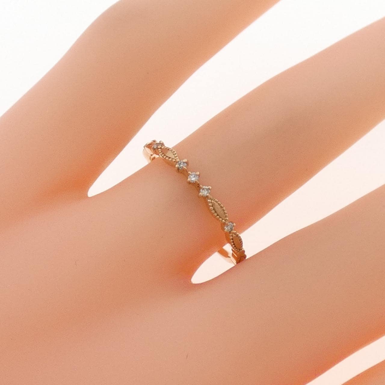 クミキョク ダイヤモンド リング 0.03CT