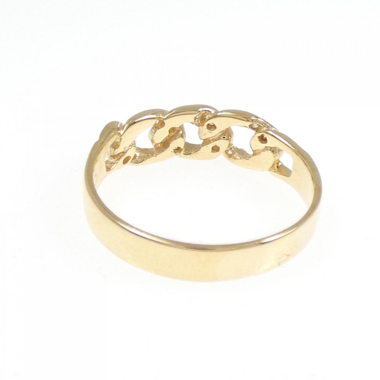 K18YG ダイヤモンド リング 0.12CT