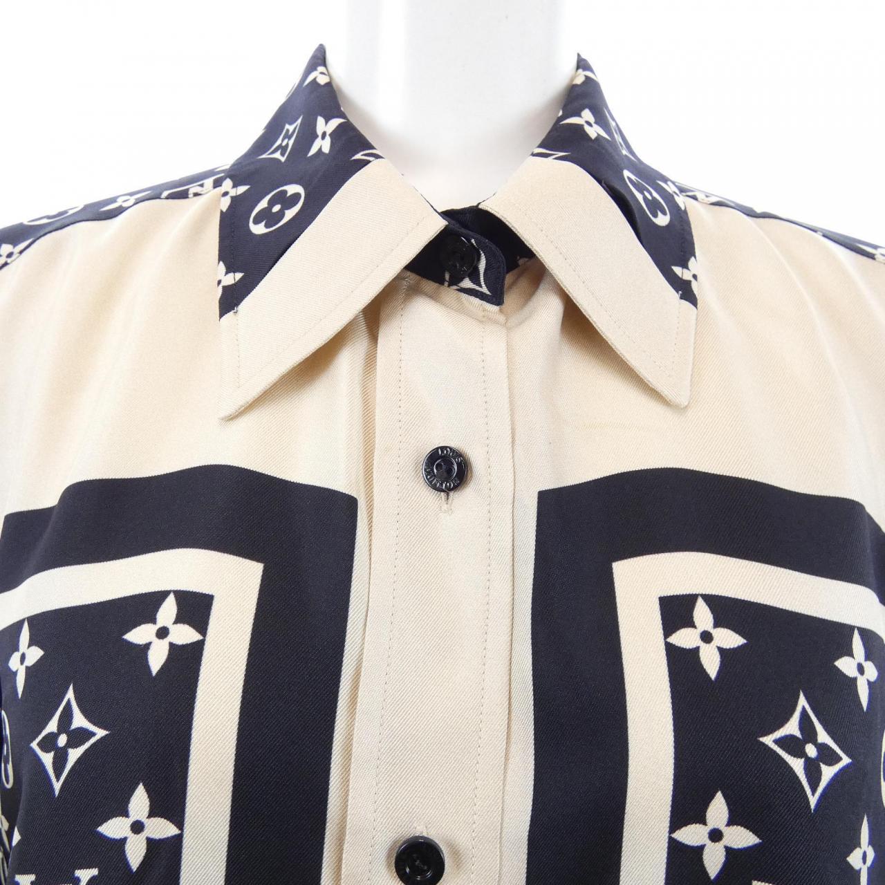 ルイヴィトン LOUIS VUITTON ストライプアクセントモノグラム FNTO89TR0 シャツ