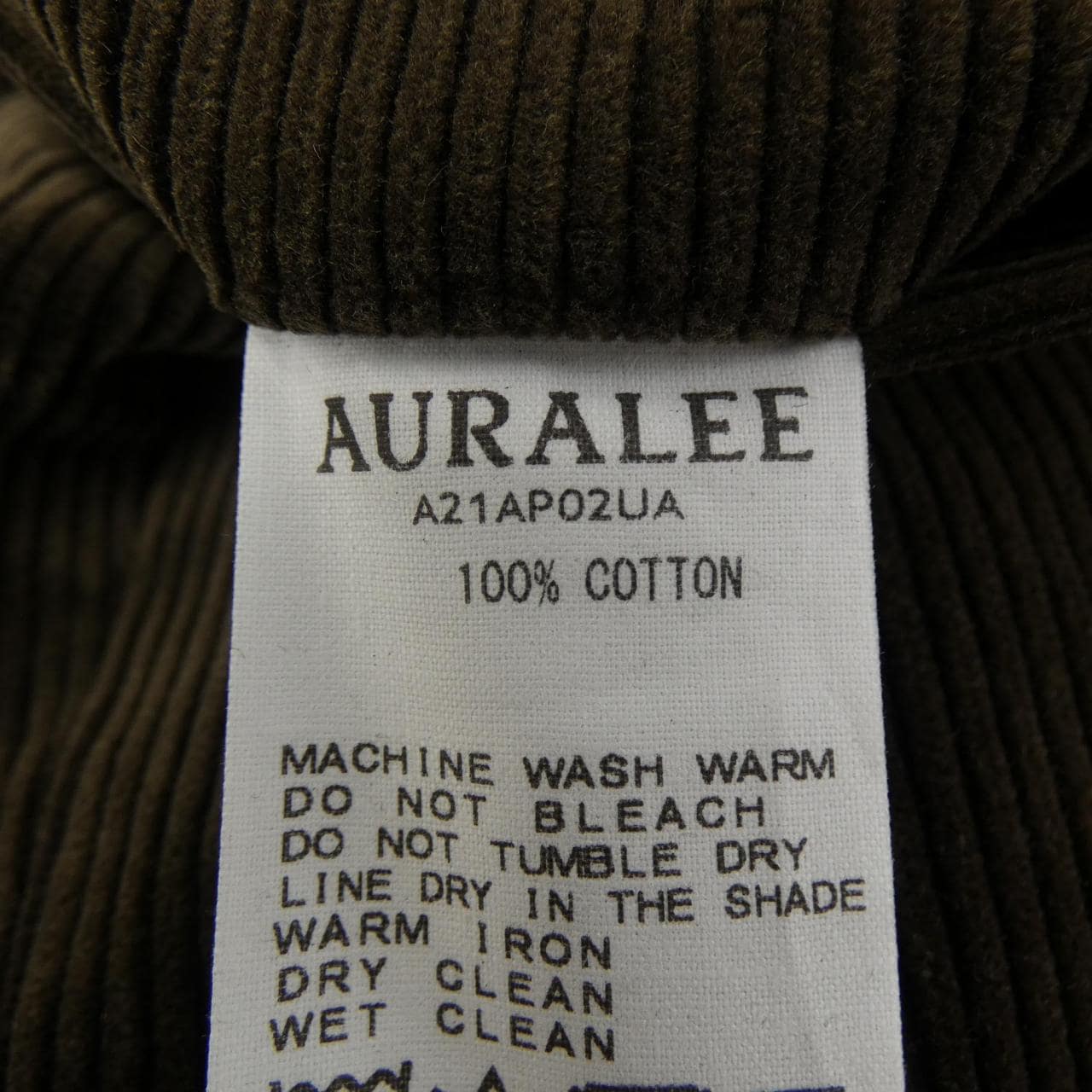オーラリー AURALEE A21AP02UA パンツ